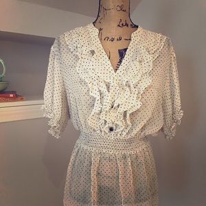 Torrid chiffon ruffle top