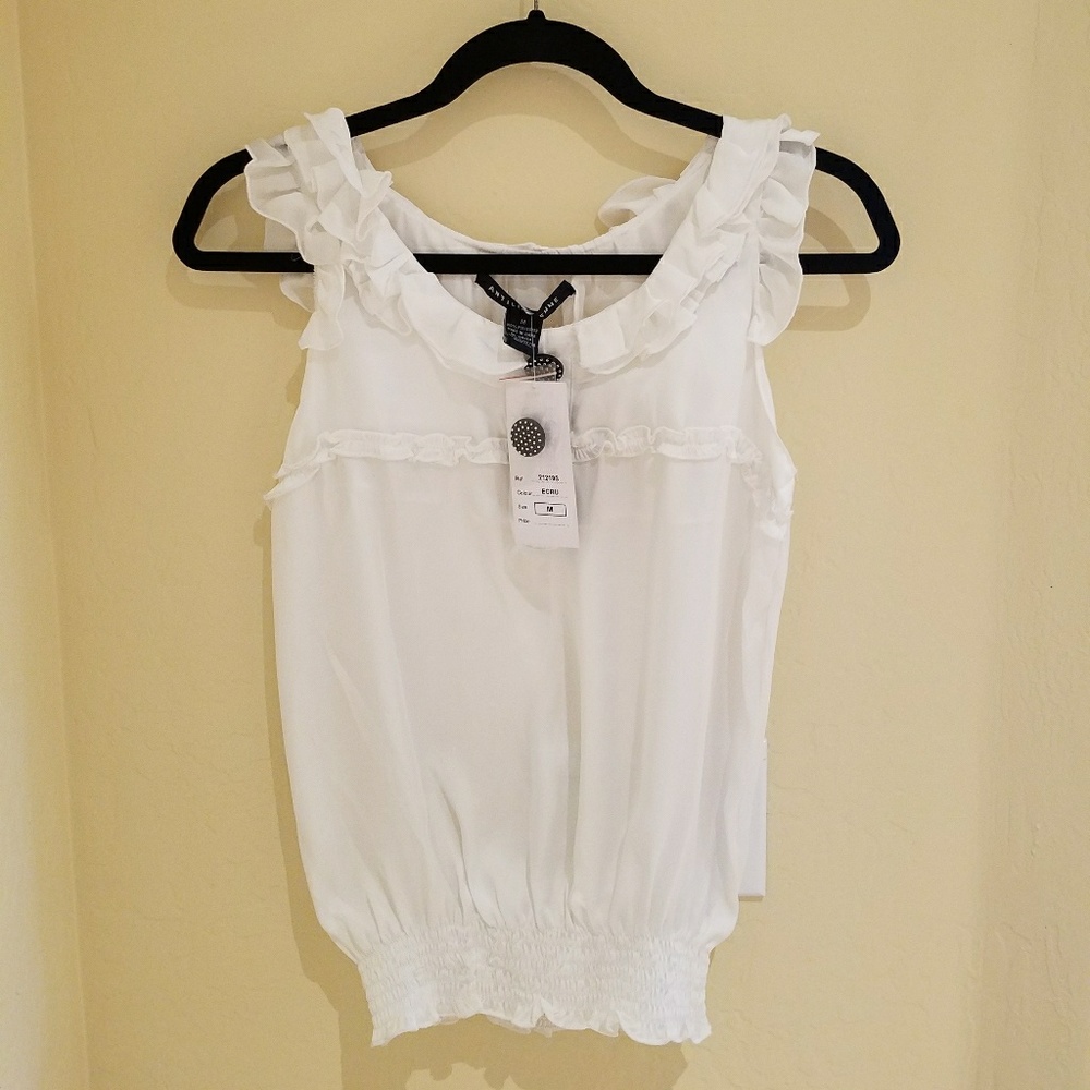 White (ecru) NWT top