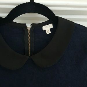 J. Crew 3/4 sleeve collared sweater shirt