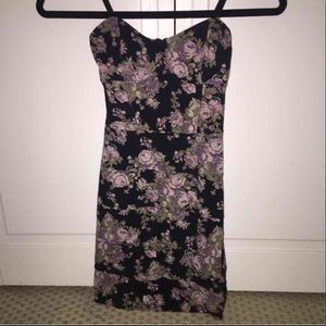 Aritzia Talula Floral Bustier Dress