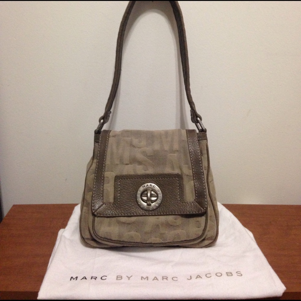 Marc Jacobs denim monogram purse