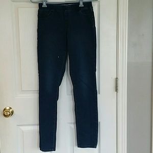 Dark denim jeggings