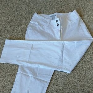 H&m white capris