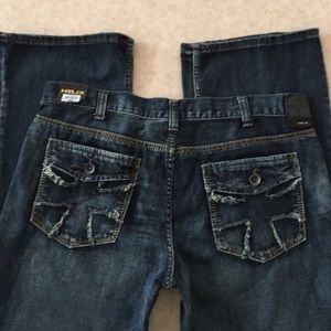 Men's Helix Detailed Jeans 38x30