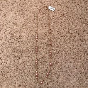 Pearl Long Necklace From J Crew
