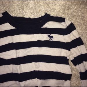 black and white striped long sleeve