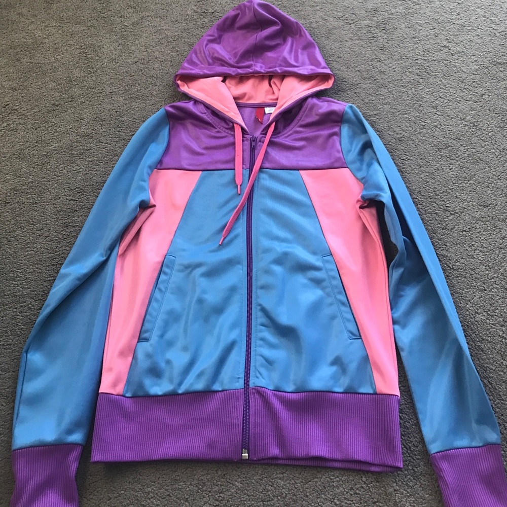 Colorblock Zip Hoodie