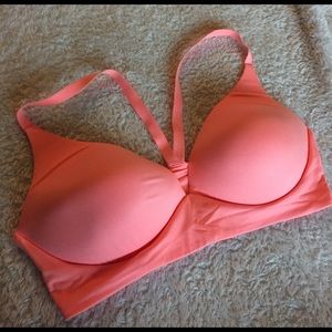 CORAL VICTORIAS SECRET BRA 38D