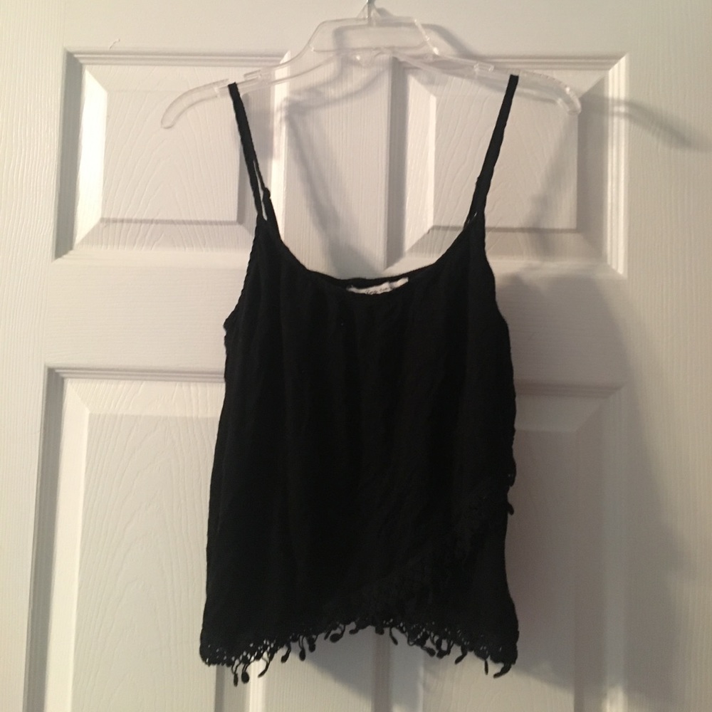 Black Crop Top