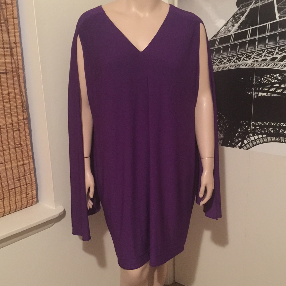 Miley Cape Plus Size Dress