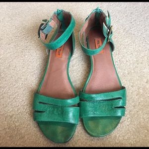 Miz Mooz green sandals