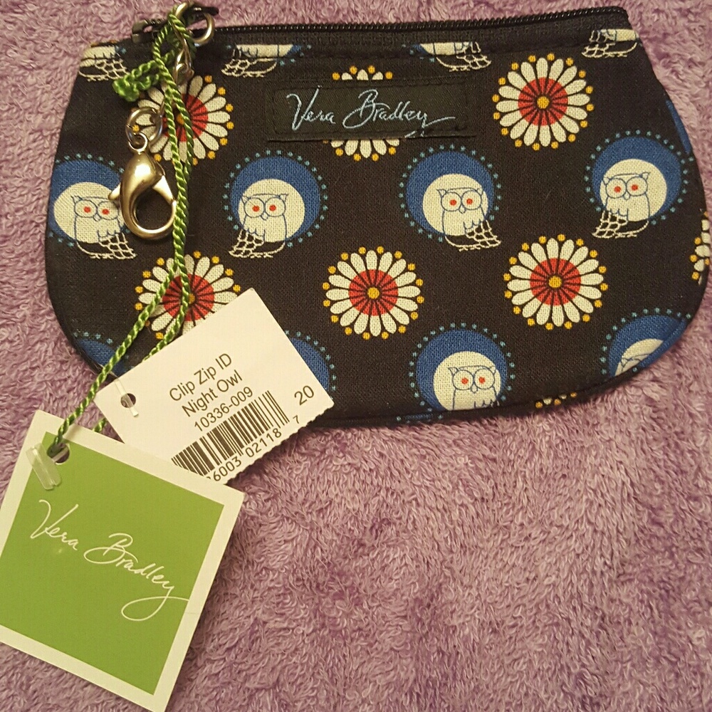 Vera Bradley Clip Zip ID Pouch- NWT