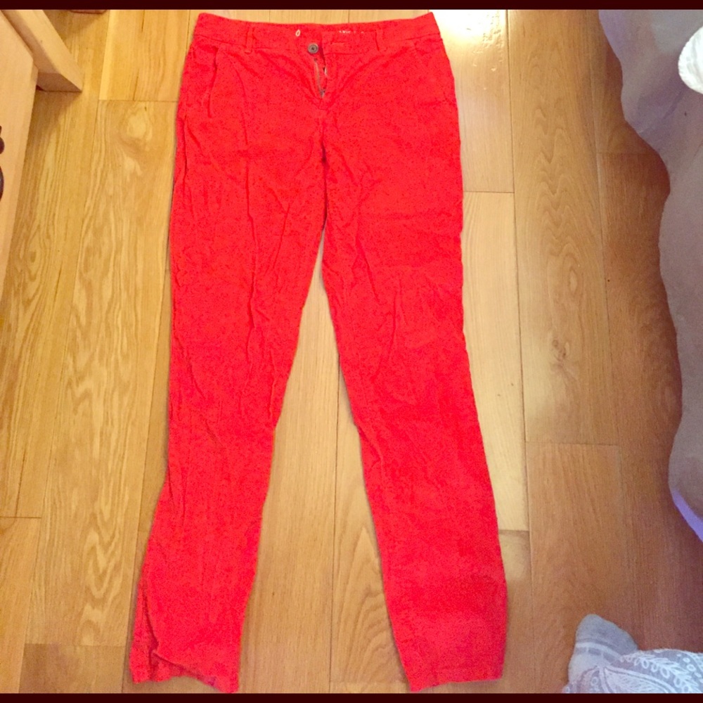Gap Red Corduroy Broken in Khakis