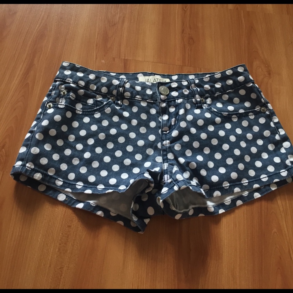 Polka dot shorts