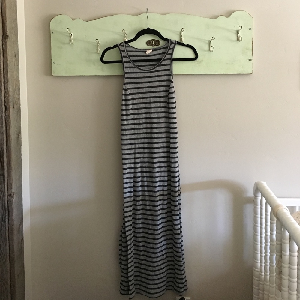 Striped roxy dress beachy