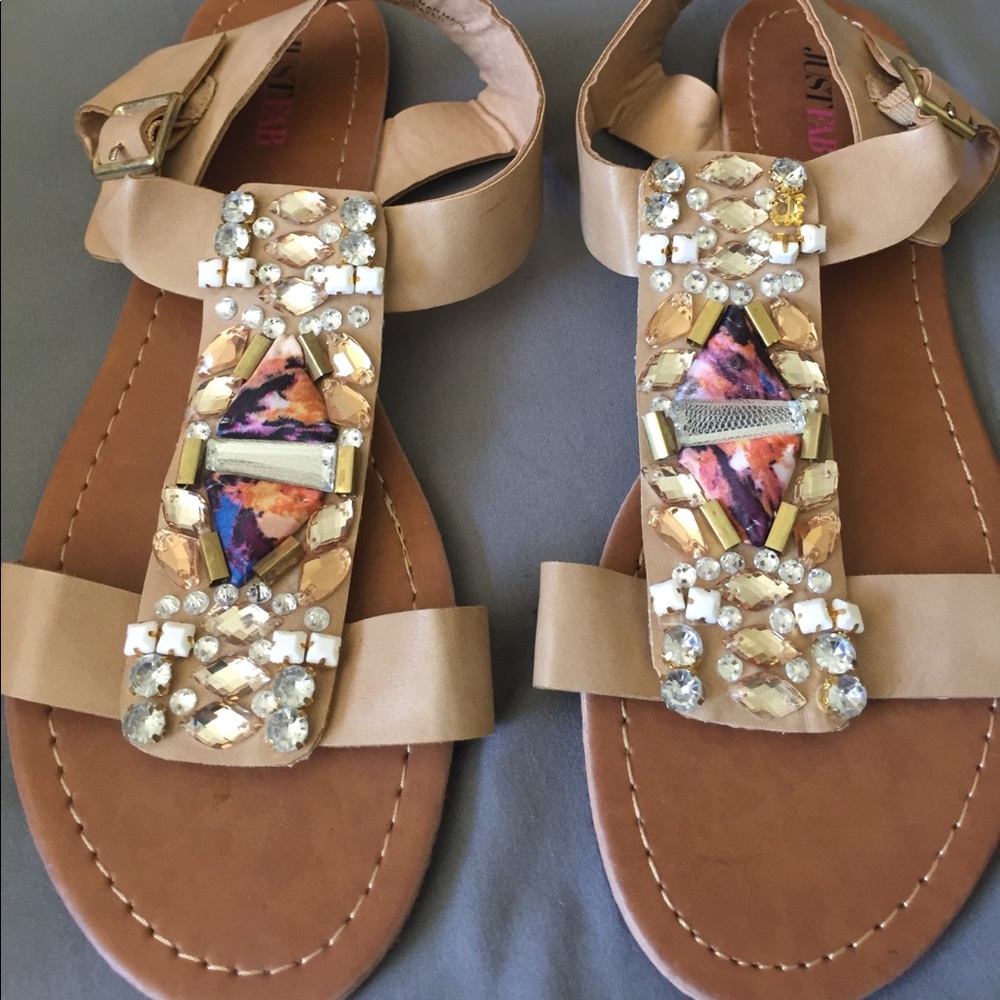 ⭐️ Gemstone Sandals - Never worn!