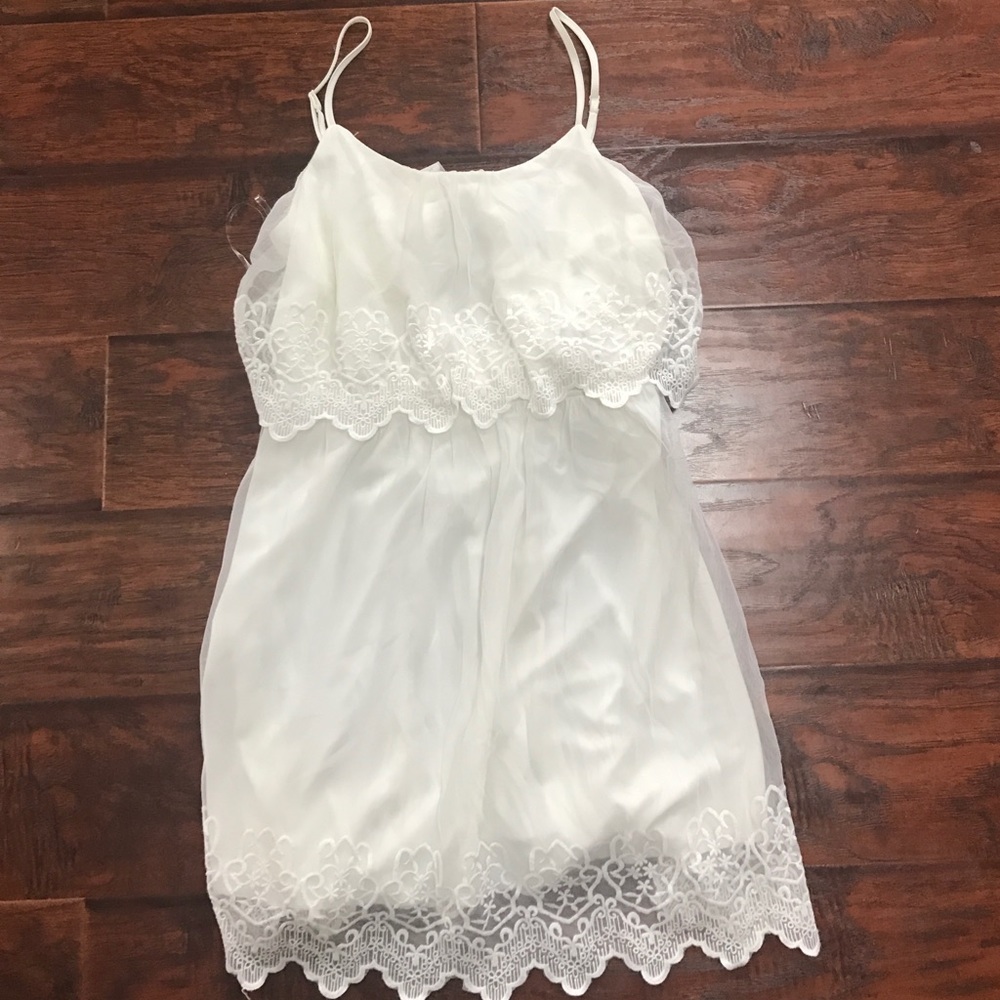 white lace dress✨