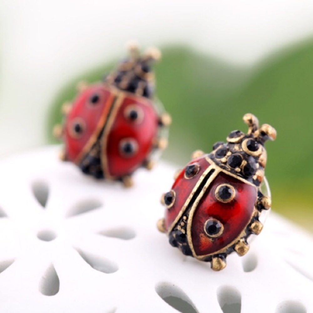 Ladybug earrings