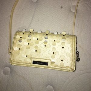 Yellow Nine West purse