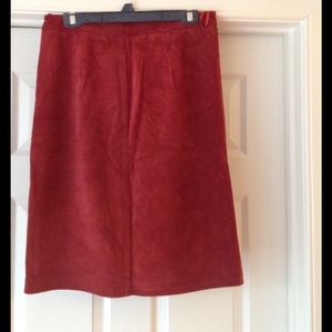Gap suede skirt