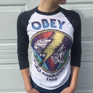 Obey Baseball Tee
