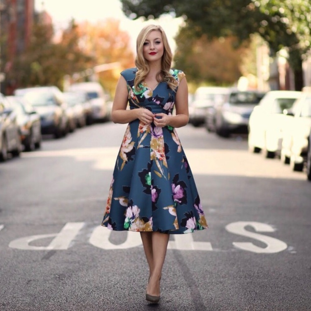 Moulinette Souers Floral Print Dress