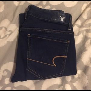 American Eagle dark skinny jeans!