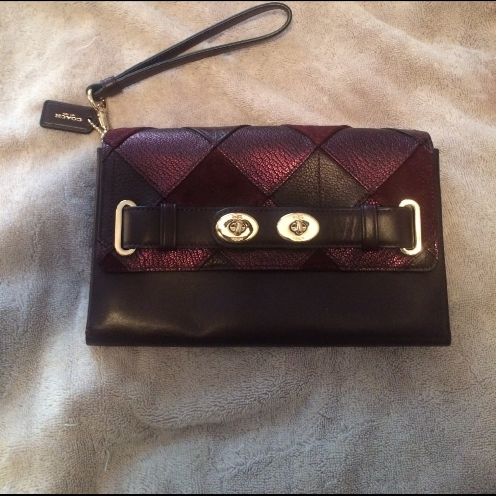 Coach oversized wristlet
