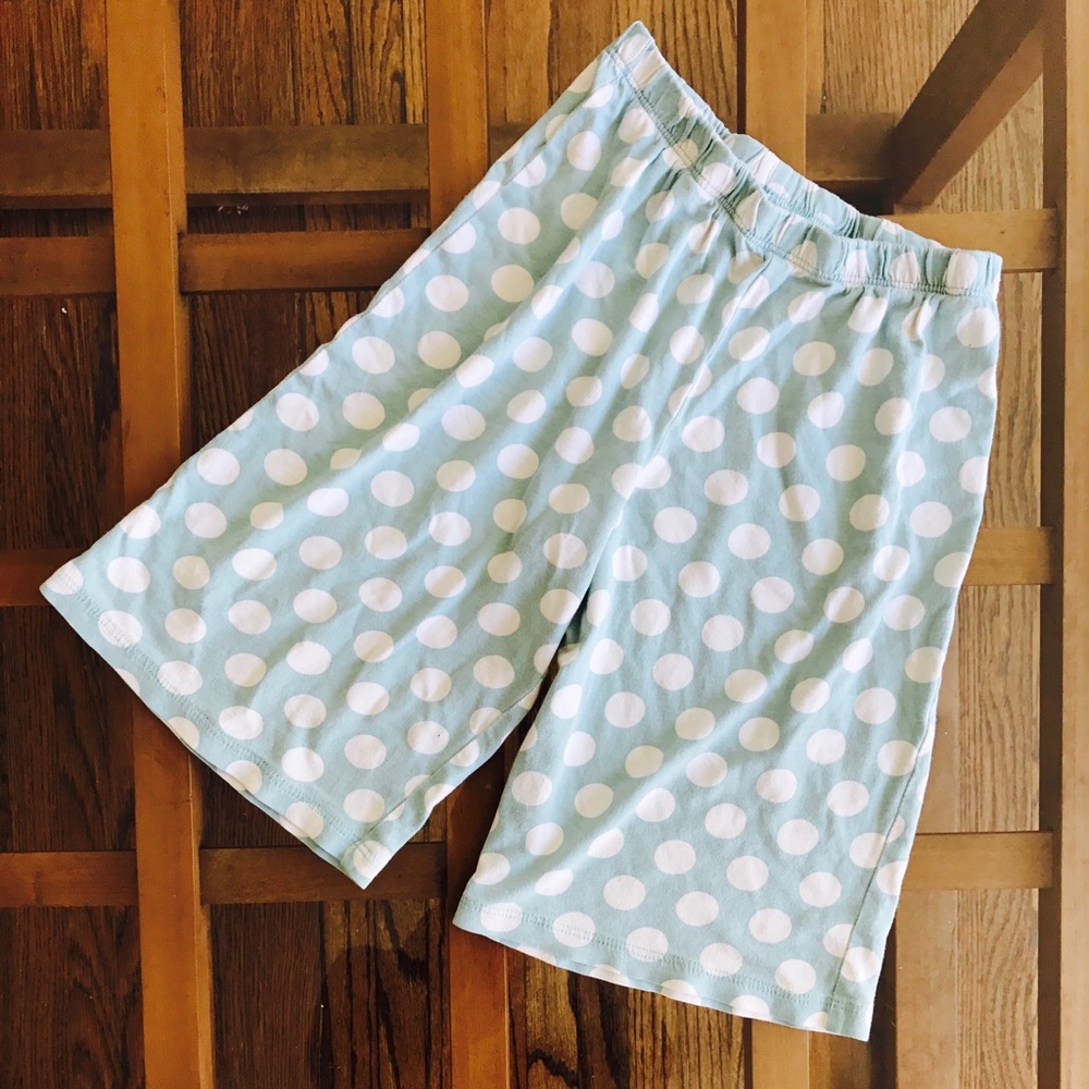 Sky Blue Garnet Hill Cotton Shorts Bottoms Girls M