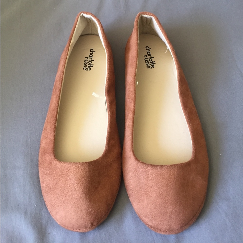 Tan flats from charolette russe !