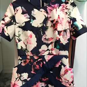 Finders keepers floral cocktail dress