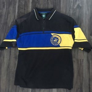 Beverly Hills Polo Club Yellow and Blue Polo