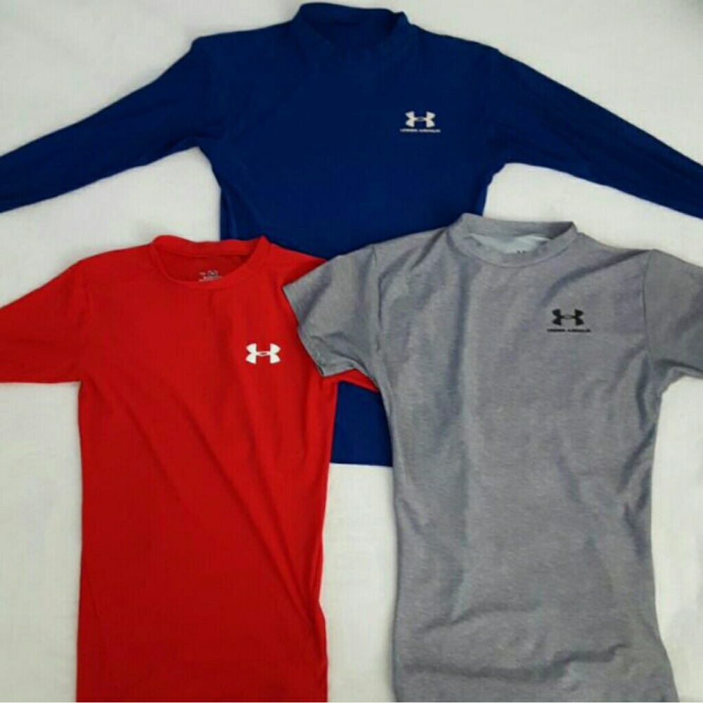 Under armour t shirt long sleeve lot set