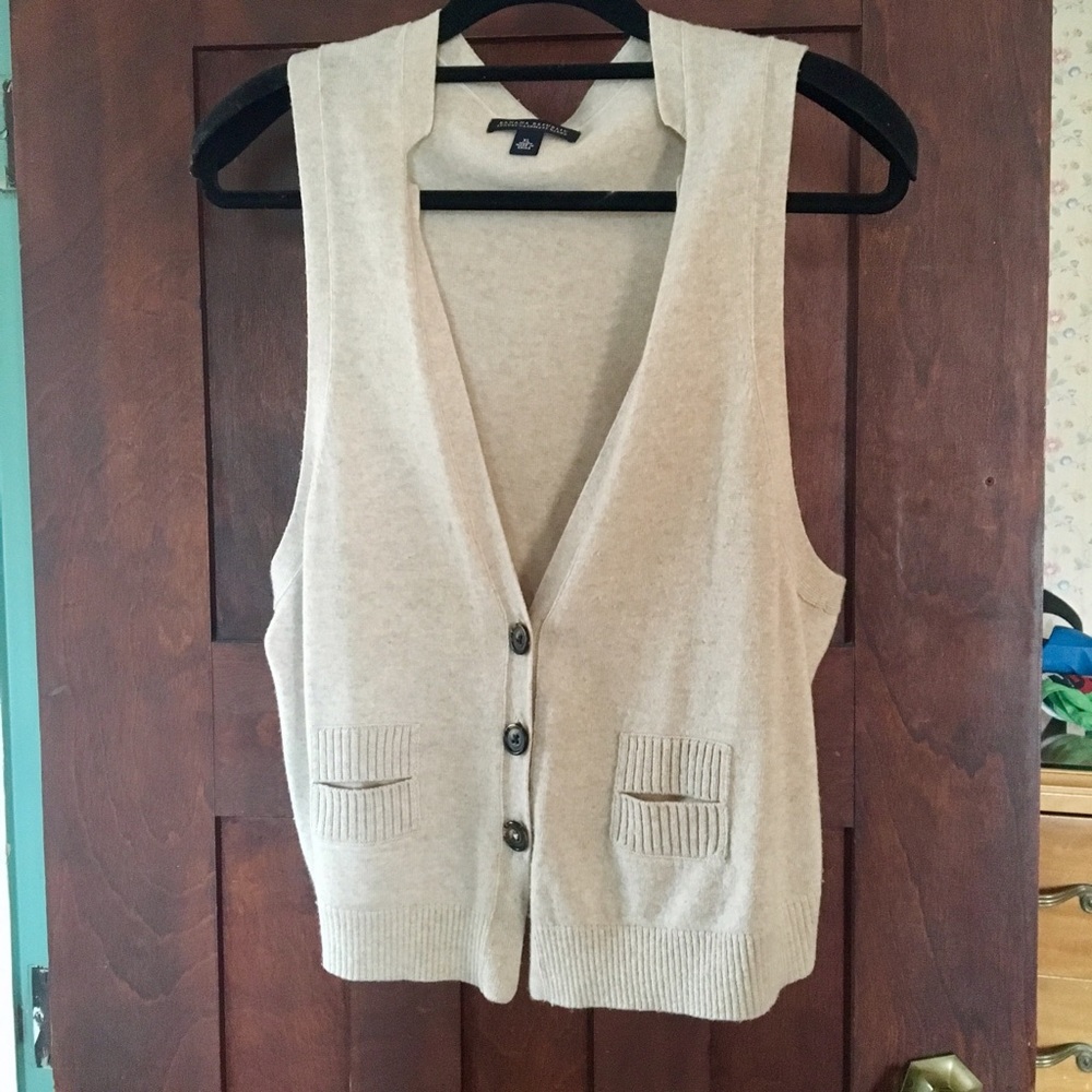 Banana Republic Luxury Cashmere Sweater Vest
