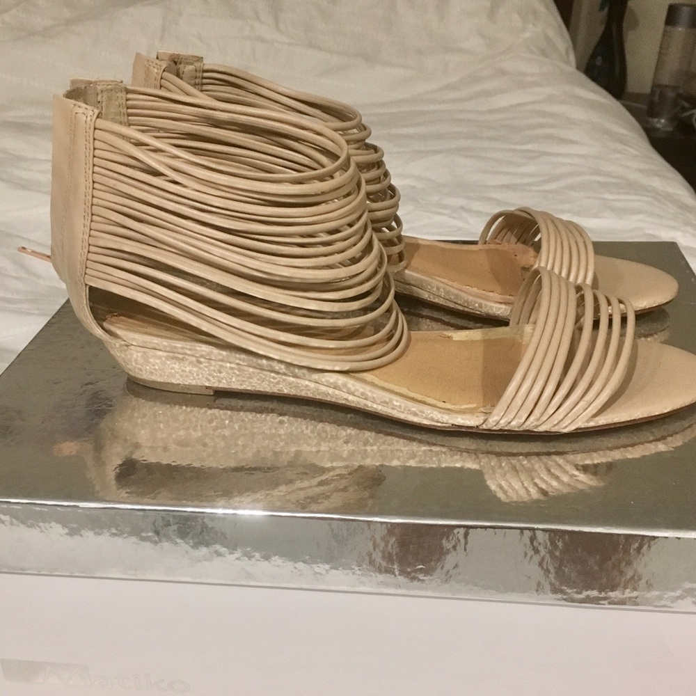 Nude Sandals size 8