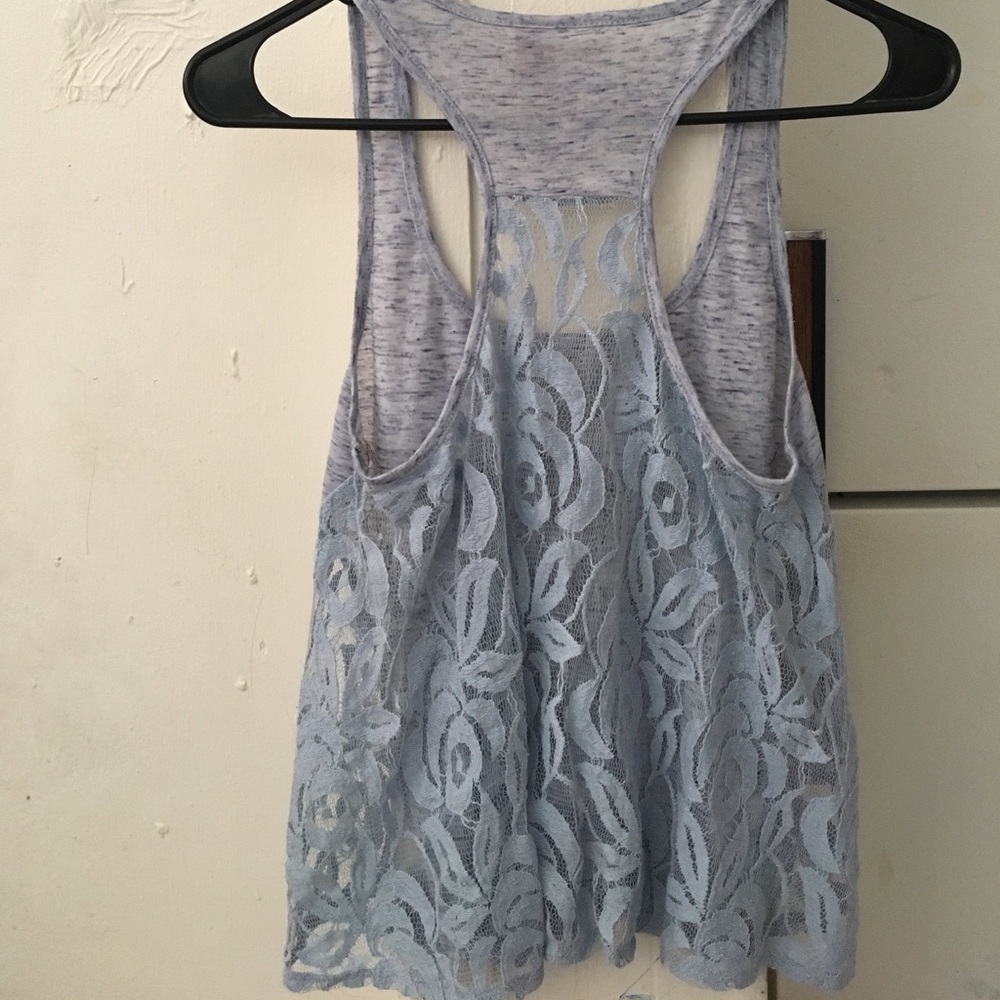 SOLD ON BUNDLE 😘 light blue flowy shirt - Picture 3 of 4