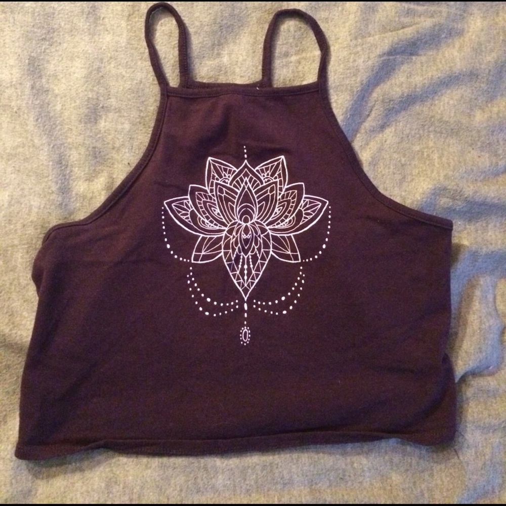 Lotus crop top