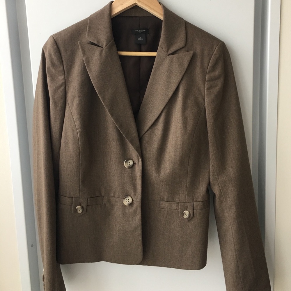 Ann Taylor Brown Suit