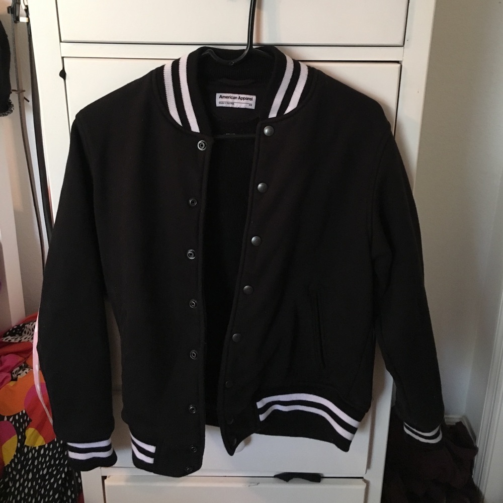 American Apparel heavy terry club jacket