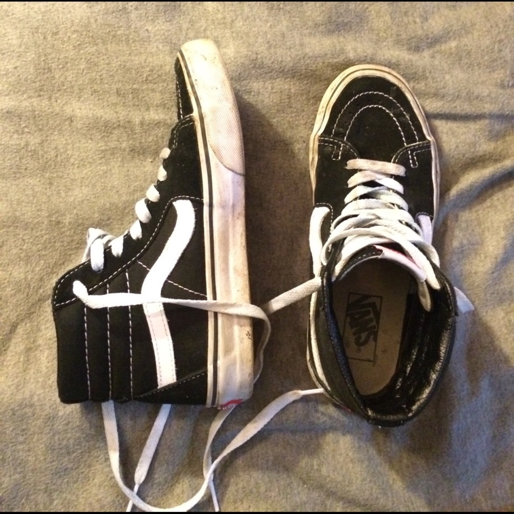 black high top vans