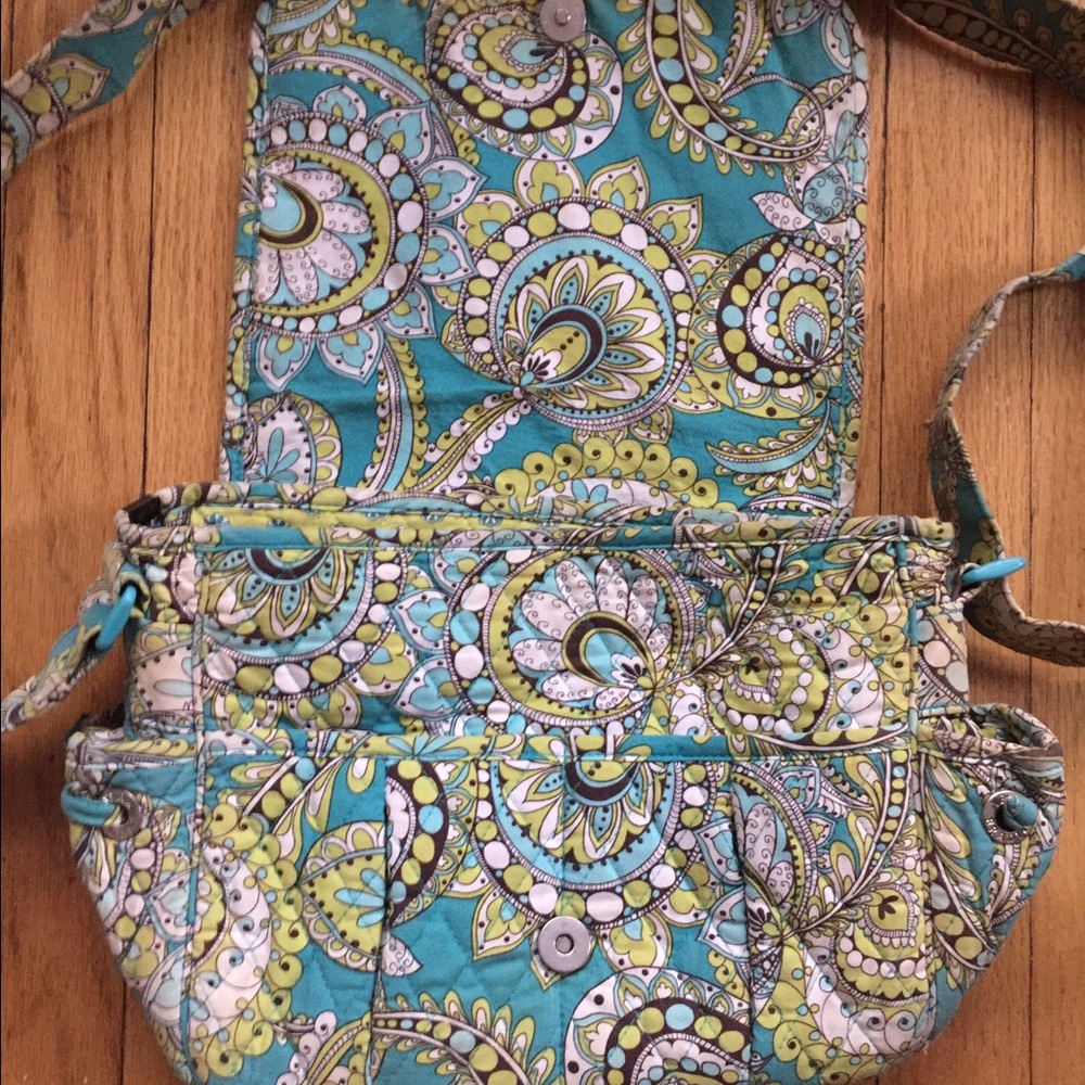 Vera Bradley Crossbody Messenger in Peacock - Picture 2 of 5