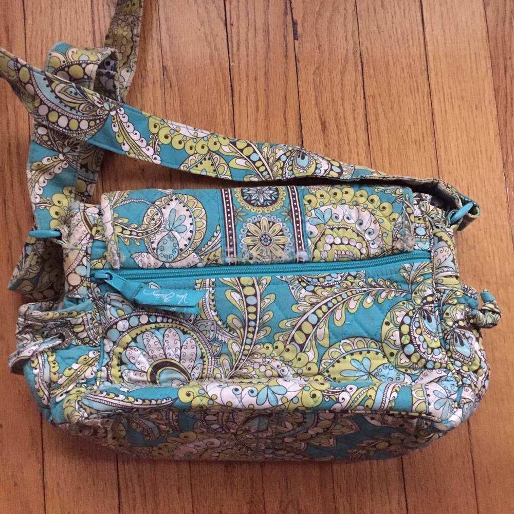 Vera Bradley Crossbody Messenger in Peacock - Picture 3 of 5