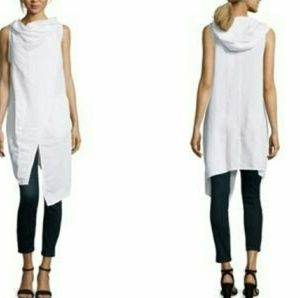 NWT STELLA CARAKASI TAKE NOTE VEST - WHITE MEDIUM