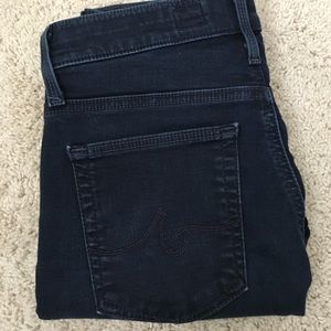 AG navy blue high rise jeans