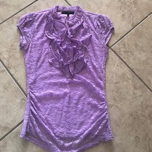 Lavender Purple Blouse