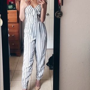 Stripped Jumpsuit
