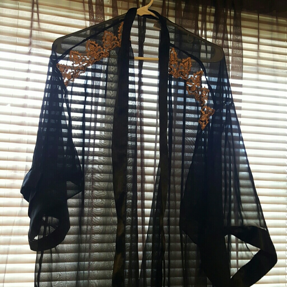 pretty see threw robe