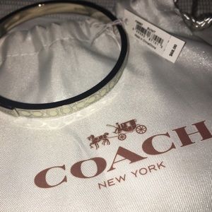 NWT COACH BANGLE BRACELET
