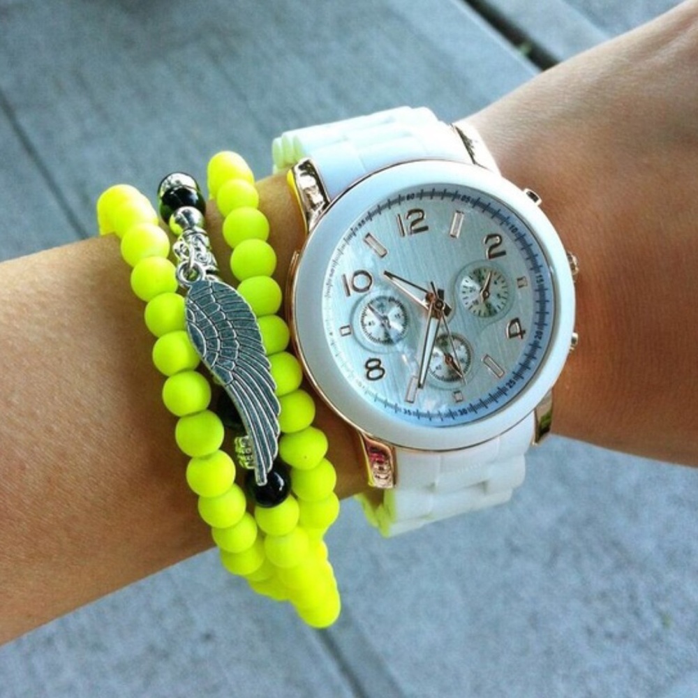 **SALE**Neon Wing Charm Bracelet!