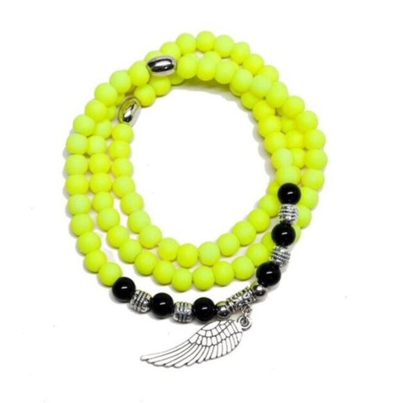 **SALE**Neon Wing Charm Bracelet! - Picture 2 of 4